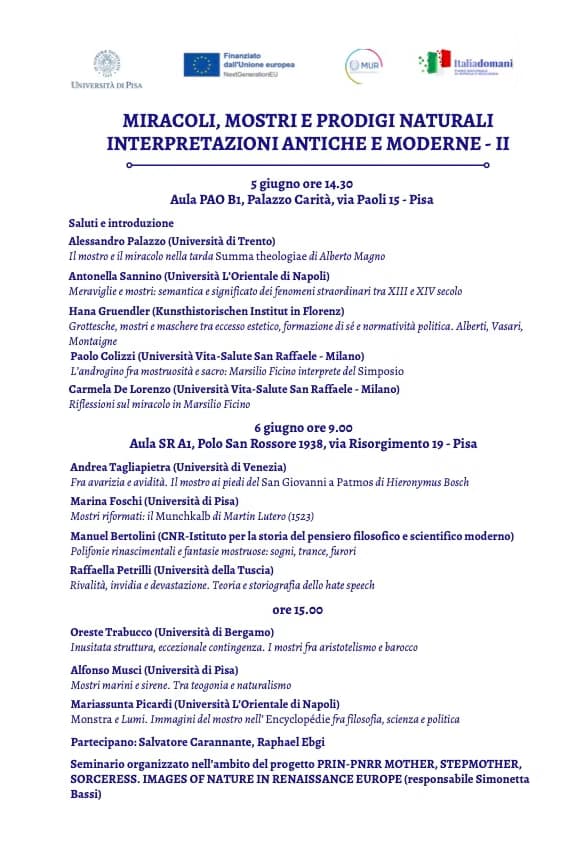Locandina evento del 5-6 giugno 2025